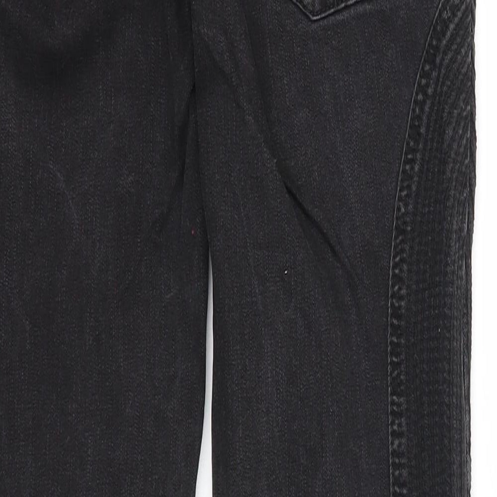 Wear for Love Womens Black Cotton Skinny Jeans Size 10 Regular Zip