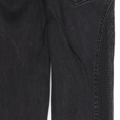 Wear for Love Womens Black Cotton Skinny Jeans Size 10 Regular Zip