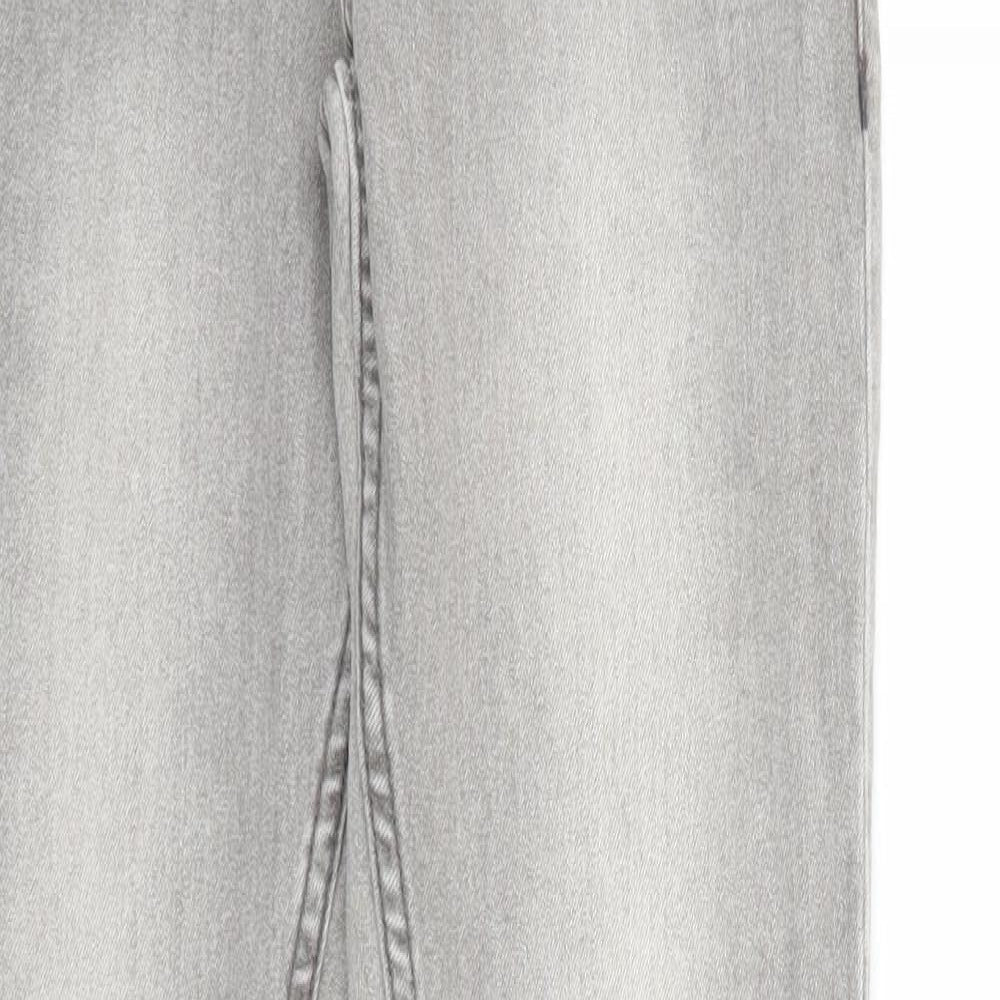 Denim & Co. Mens Grey Cotton Skinny Jeans Size 28 in L30 in Regular Zip