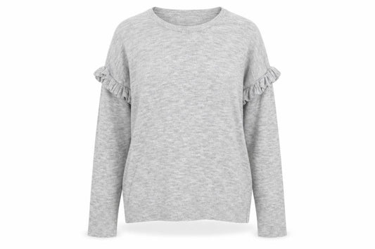 Womens UK Size M Papaya Grey Pullover Jumper