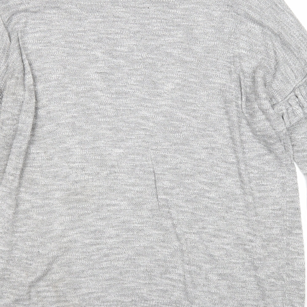Womens UK Size M Papaya Grey Pullover Jumper