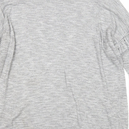 Womens UK Size M Papaya Grey Pullover Jumper