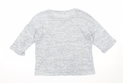Womens UK Size 8 Dorothy Perkins Grey Pullover Jumper