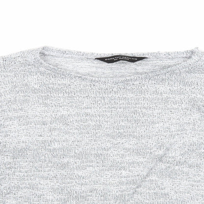 Womens UK Size 8 Dorothy Perkins Grey Pullover Jumper