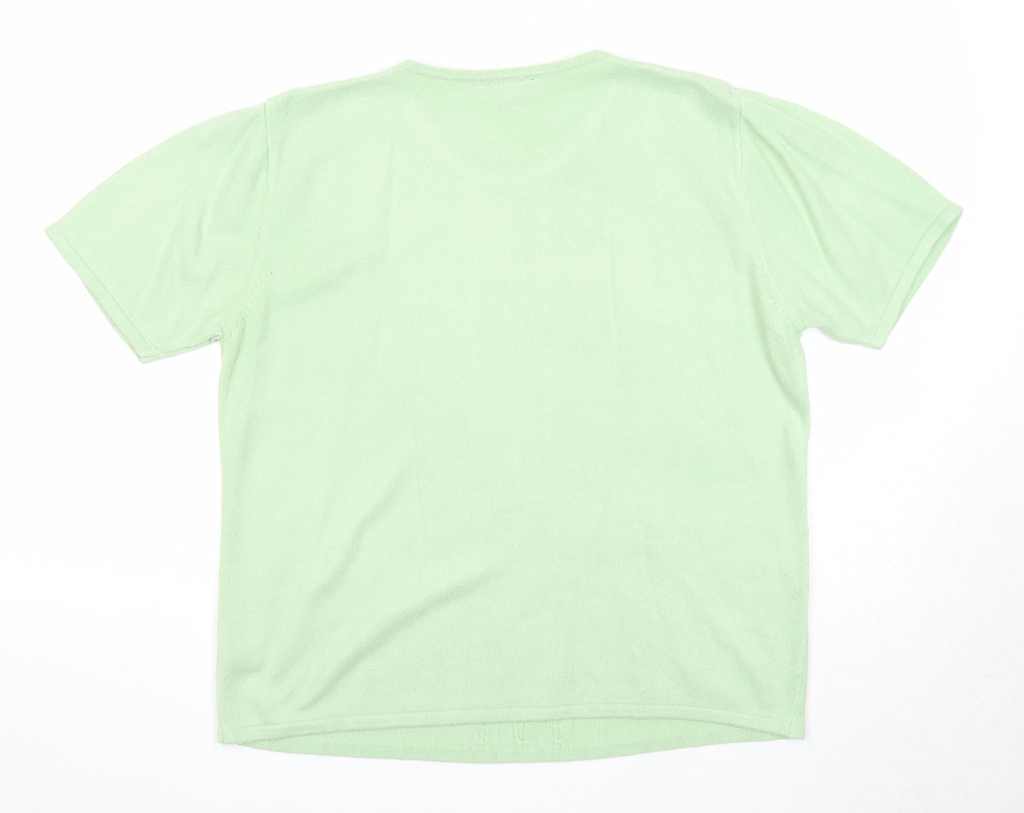 Womens UK Size M Lauren Taylor Green Pullover Jumper