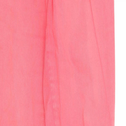 LTB Womens Pink Cotton Straight Jeans Size 27 in Regular Zip