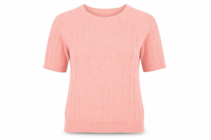 Womens UK Size 14 Papaya Pink Pullover Jumper