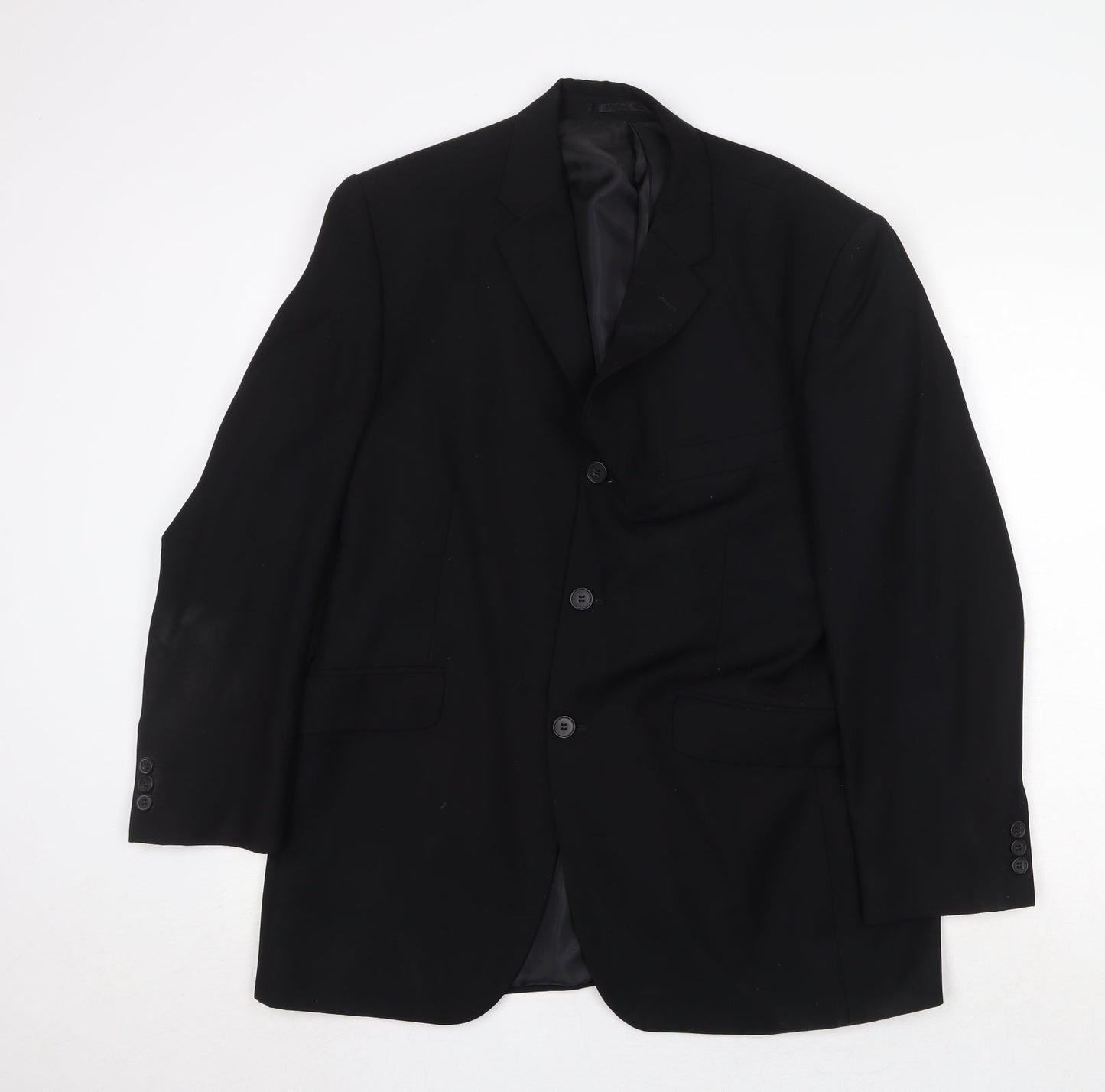 Mens UK Size 40 Burton Regular Black Suit Jacket
