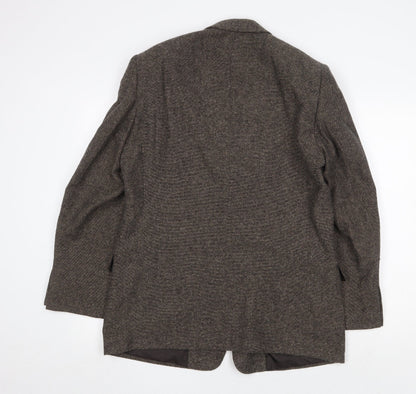 Lavie Mens Grey Wool Jacket Blazer Size 40 Regular
