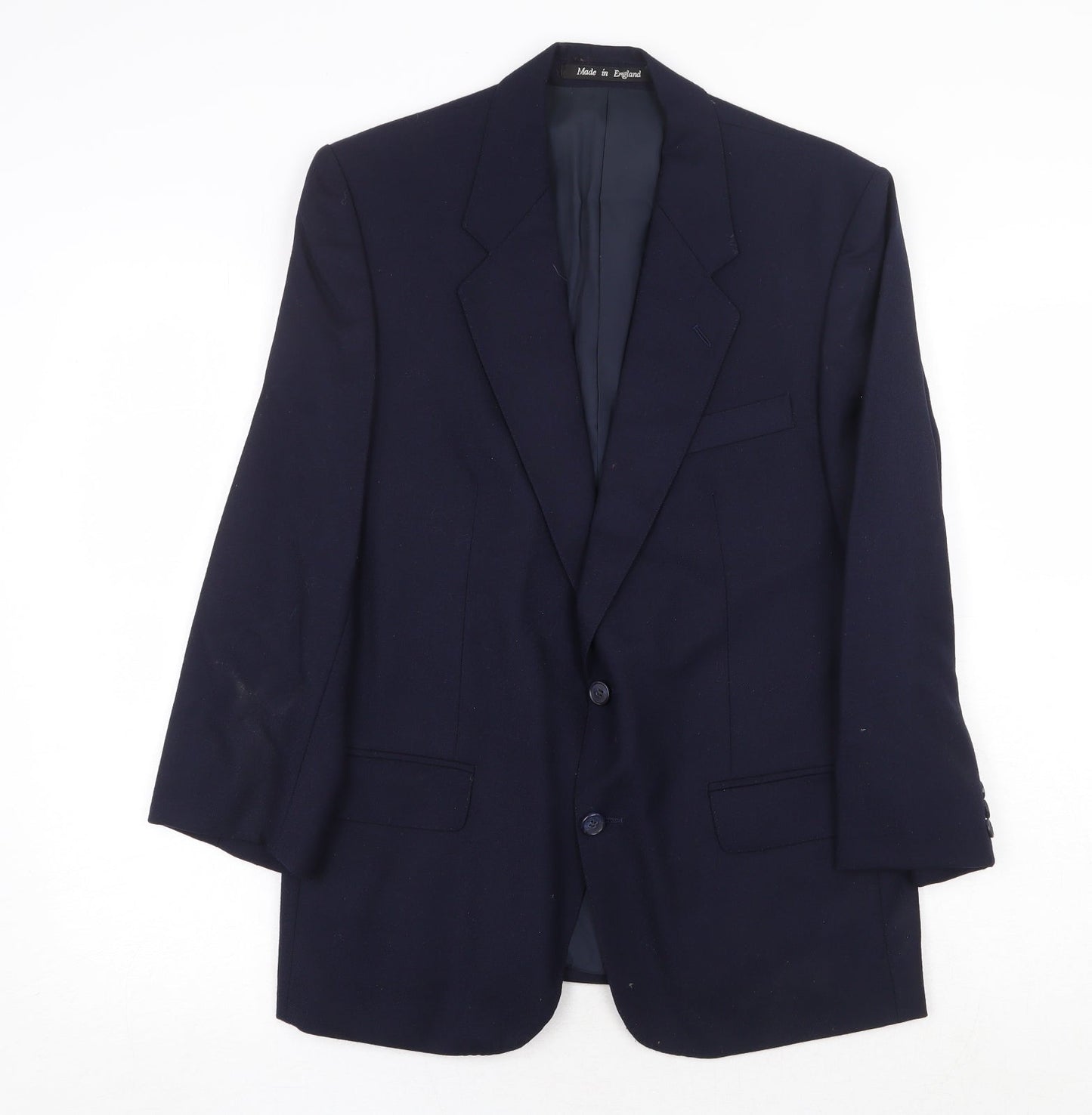 Mens UK Size 40 The Label Regular Blue Suit Jacket