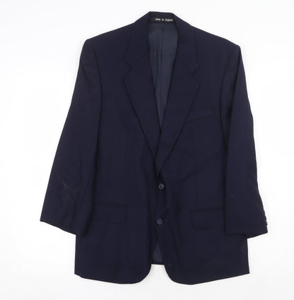 Mens UK Size 40 The Label Regular Blue Suit Jacket