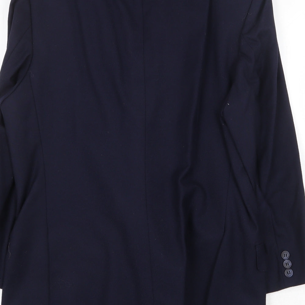 Mens UK Size 40 The Label Regular Blue Suit Jacket