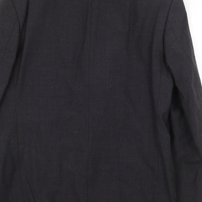 Armando Mens Grey Wool Jacket Suit Jacket Size 38 Regular