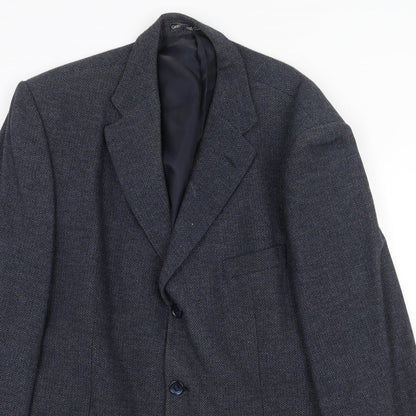 Mens UK Size 44 Greenwoods Regular Blue Suit Jacket