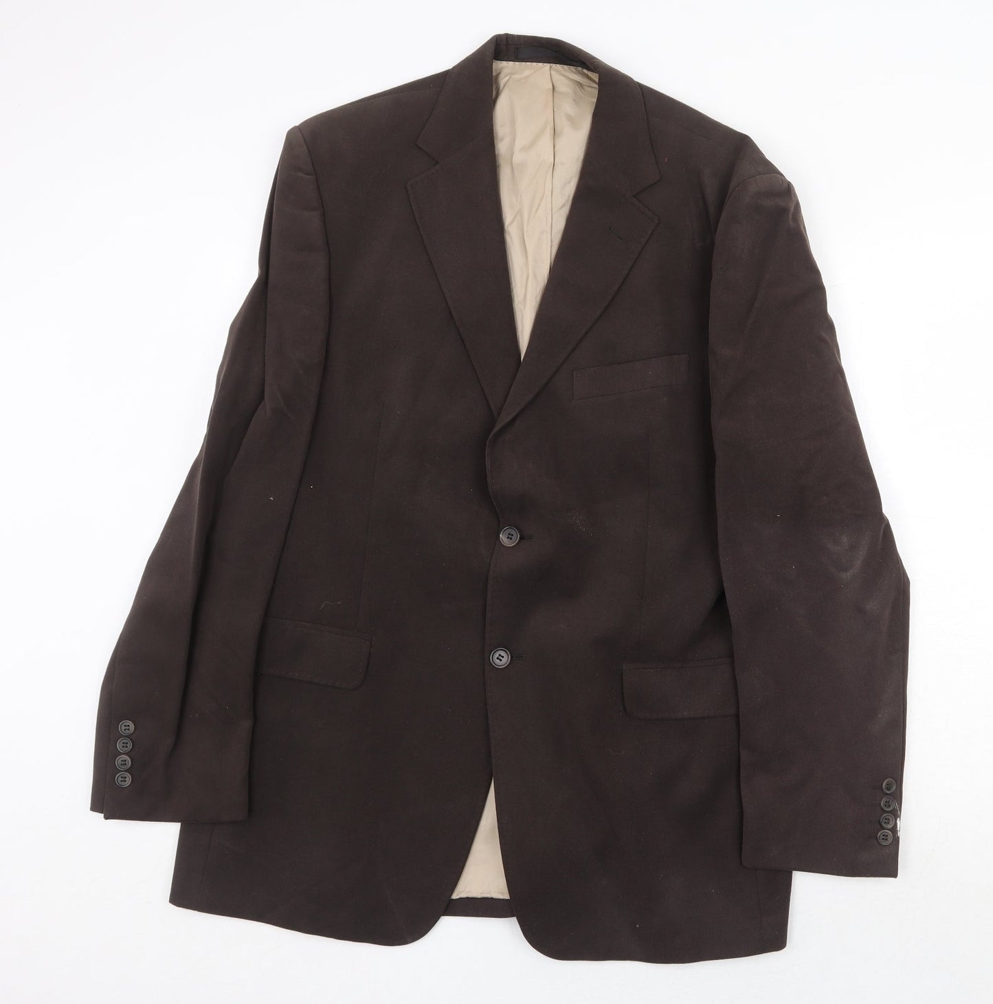 Mens UK Size 42 Marks and Spencer Regular Brown Suit Jacket