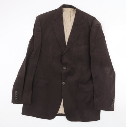 Mens UK Size 42 Marks and Spencer Regular Brown Suit Jacket