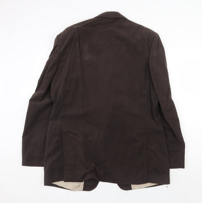 Mens UK Size 42 Marks and Spencer Regular Brown Suit Jacket