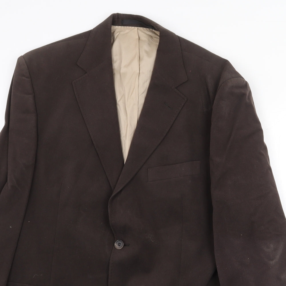 Mens UK Size 42 Marks and Spencer Regular Brown Suit Jacket