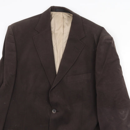 Mens UK Size 42 Marks and Spencer Regular Brown Suit Jacket