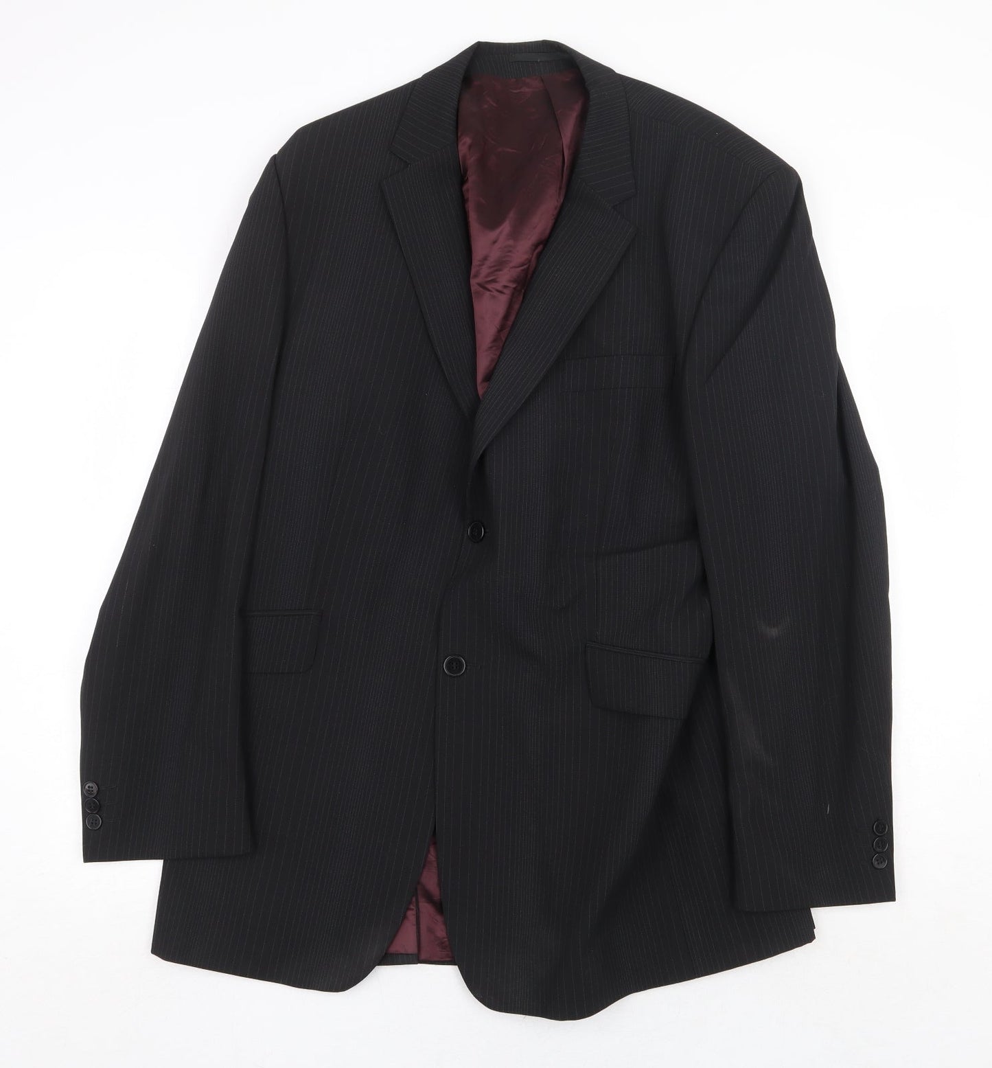 Mens UK Size 44 Burton Regular Black Suit Jacket