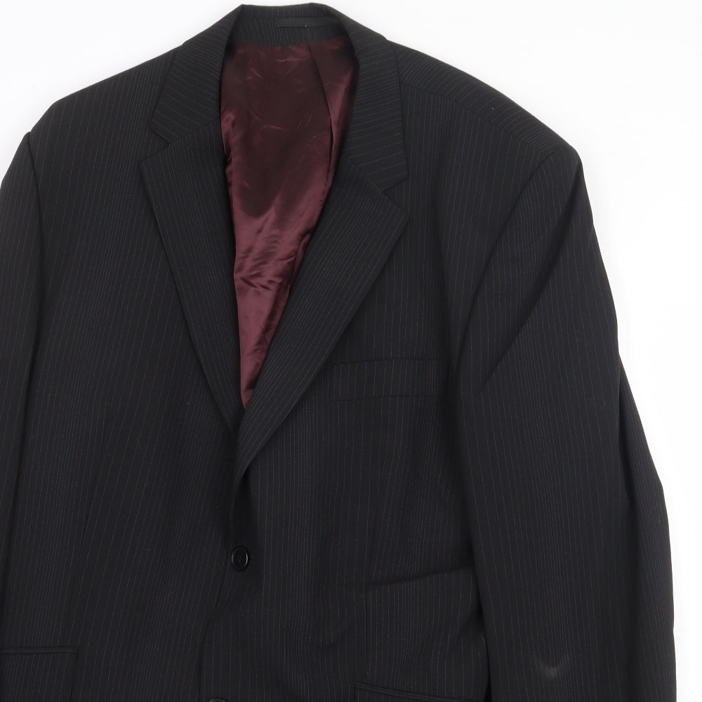 Mens UK Size 44 Burton Regular Black Suit Jacket
