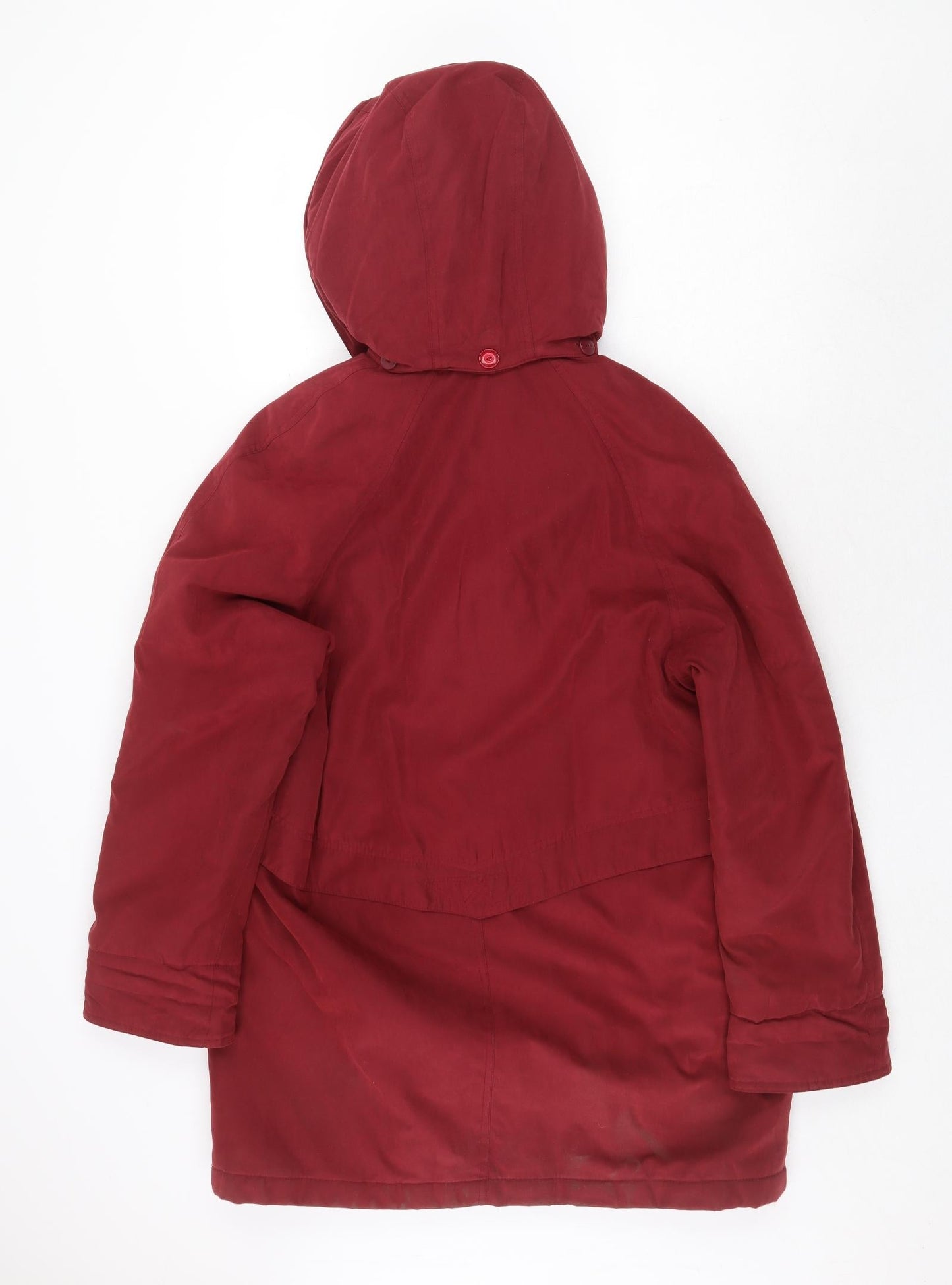 Womens UK Size S Bonmarché Red Rain Coat