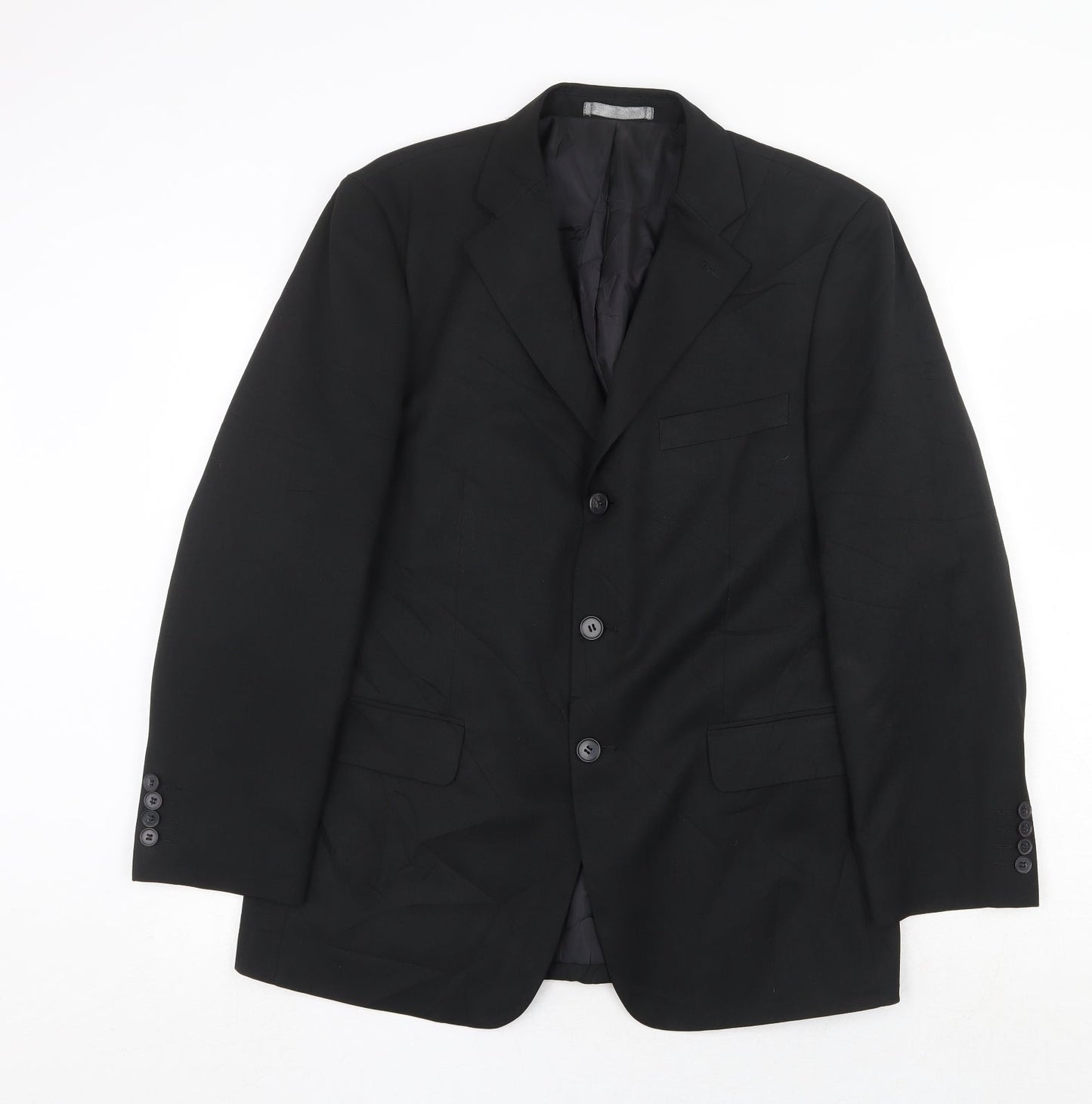 Mens UK Size 38 Taylor & Wright Regular Black Suit Jacket