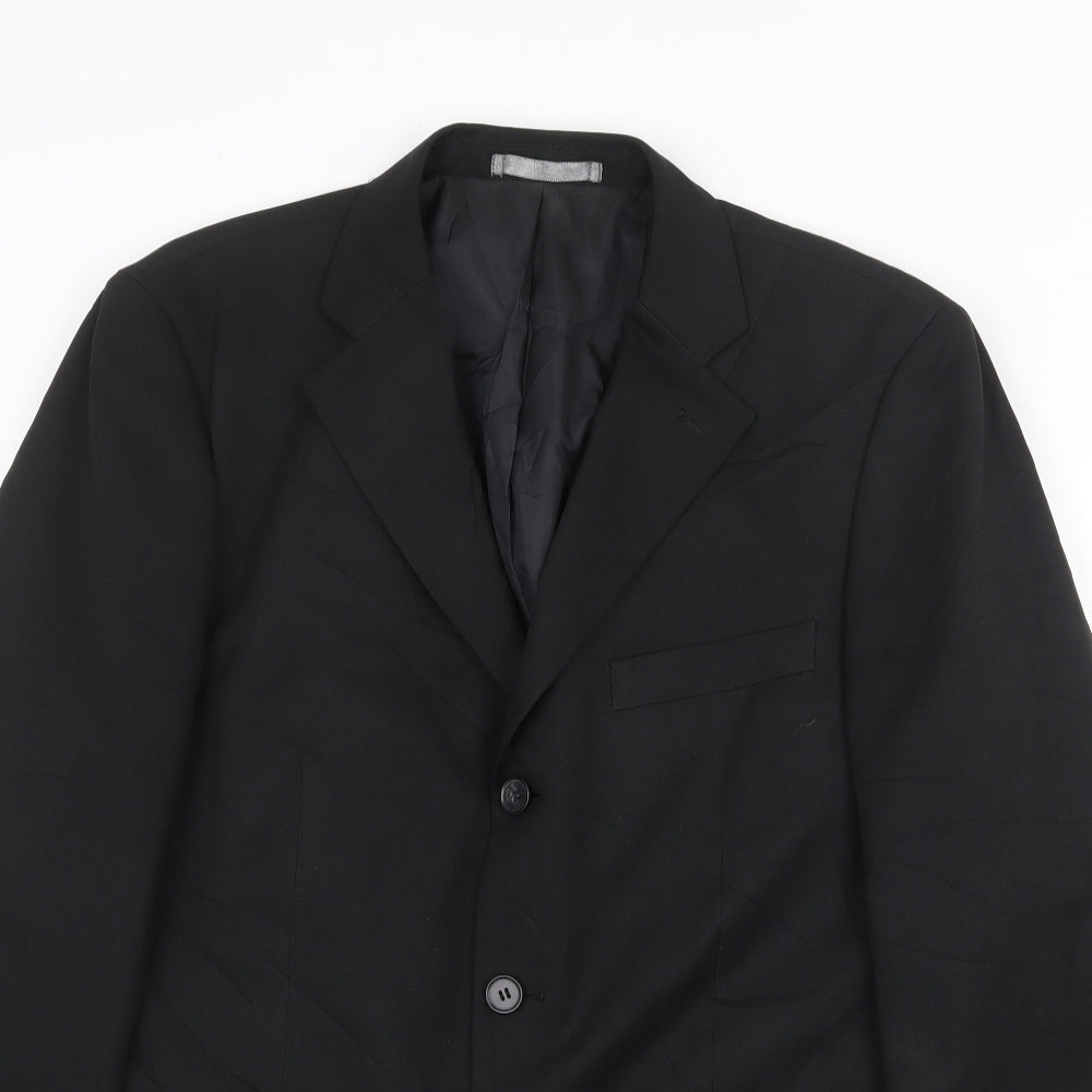 Mens UK Size 38 Taylor & Wright Regular Black Suit Jacket