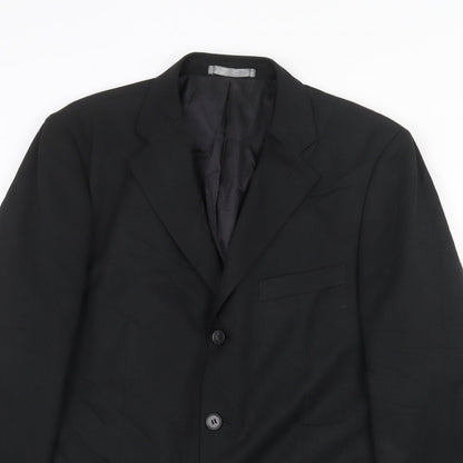 Mens UK Size 38 Taylor & Wright Regular Black Suit Jacket