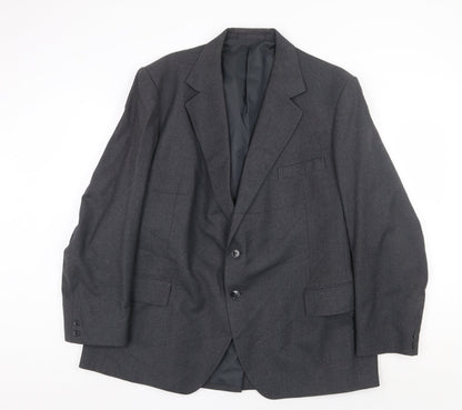 Hornes London Mens Grey Wool Jacket Suit Jacket Size 46 Regular