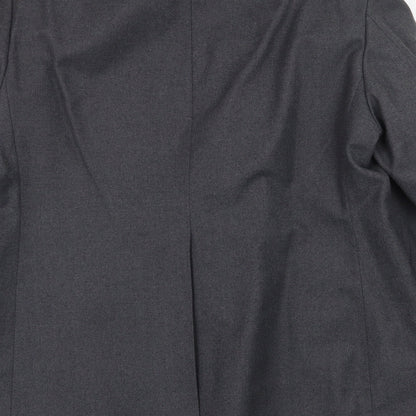 Hornes London Mens Grey Wool Jacket Suit Jacket Size 46 Regular