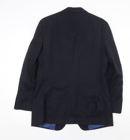 Mens UK Size 38 Marks and Spencer Regular Blue Suit Jacket