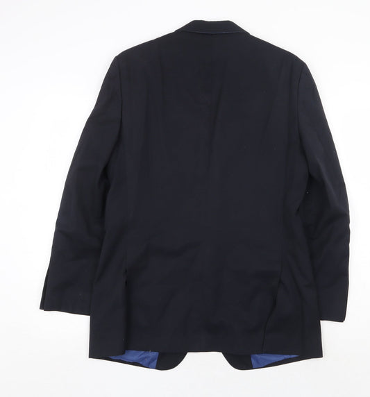 Mens UK Size 38 Marks and Spencer Regular Blue Suit Jacket