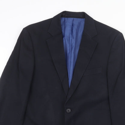 Mens UK Size 38 Marks and Spencer Regular Blue Suit Jacket