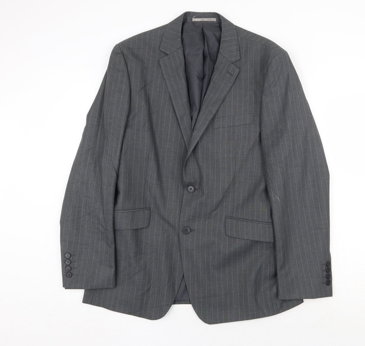 Mens UK Size 40 Burton Regular Grey Suit Jacket