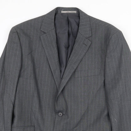 Mens UK Size 40 Burton Regular Grey Suit Jacket