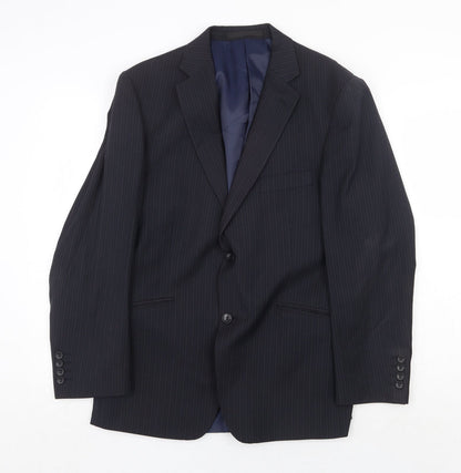 Mens UK Size 40 Marks and Spencer Regular Blue Suit Jacket