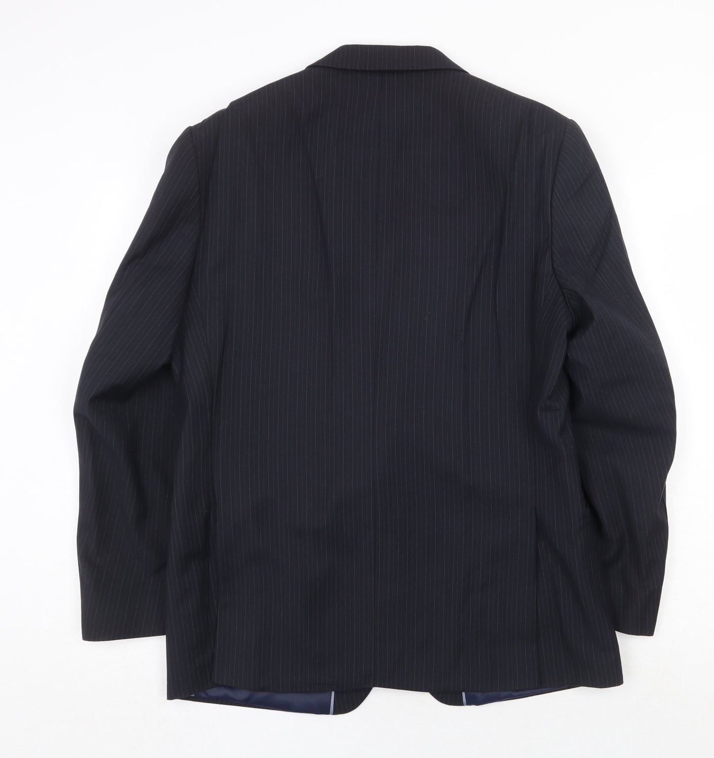Mens UK Size 40 Marks and Spencer Regular Blue Suit Jacket