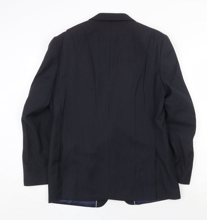 Mens UK Size 40 Marks and Spencer Regular Blue Suit Jacket