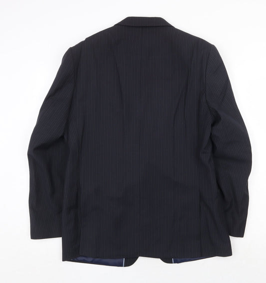 Mens UK Size 40 Marks and Spencer Regular Blue Suit Jacket