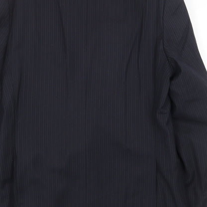 Mens UK Size 40 Marks and Spencer Regular Blue Suit Jacket