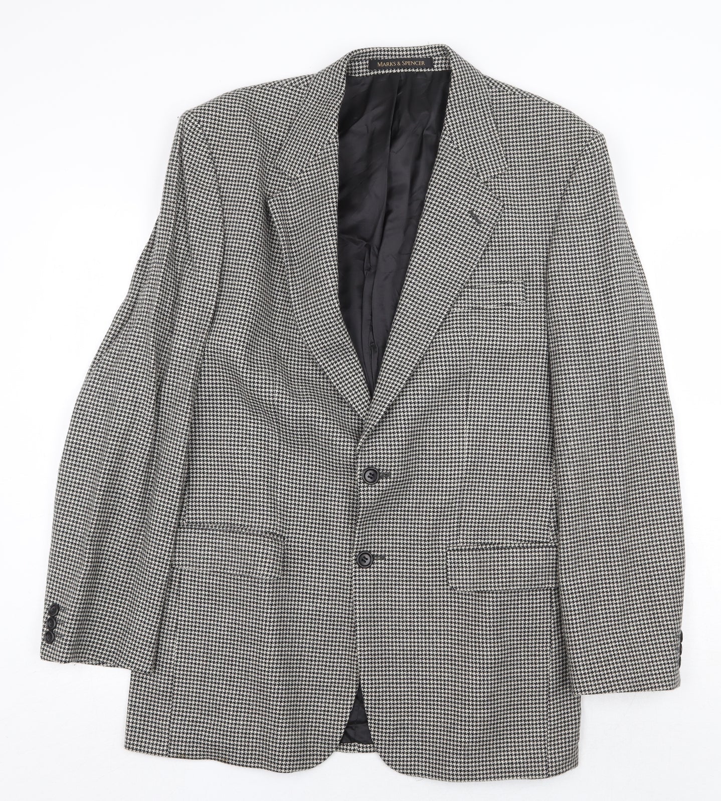 Mens UK Size 40 Marks and Spencer Regular Grey Suit Jacket