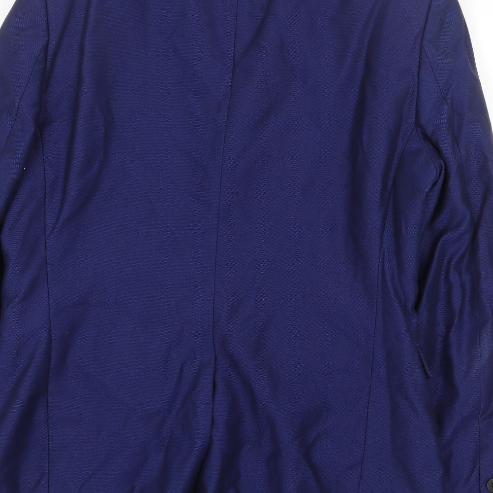 Mens UK Size 40 Burton Regular Blue Suit Jacket