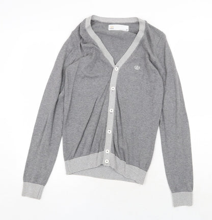 Womens UK Size XS NEXT Grey Cardigan Jumper