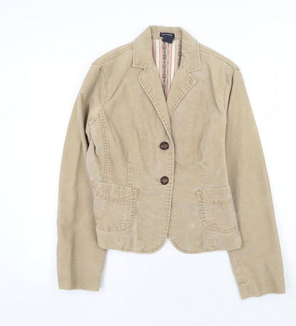 Gap Womens Beige Jacket Size 4 Button
