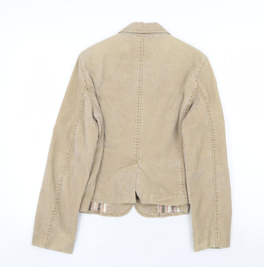 Gap Womens Beige Jacket Size 4 Button