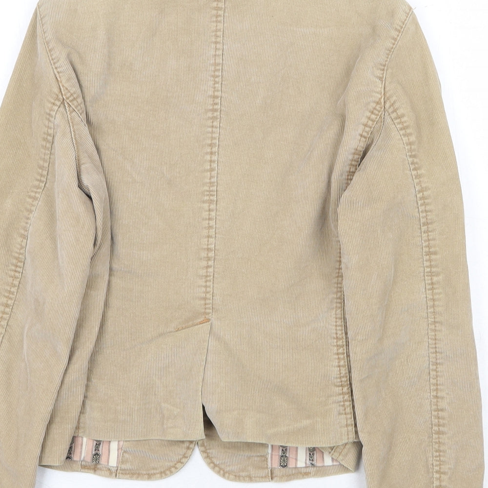 Gap Womens Beige Jacket Size 4 Button
