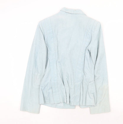 Womens UK Size 8 MNG Blue Jacket