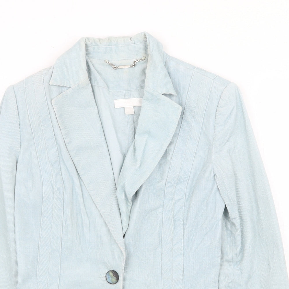 Womens UK Size 8 MNG Blue Jacket