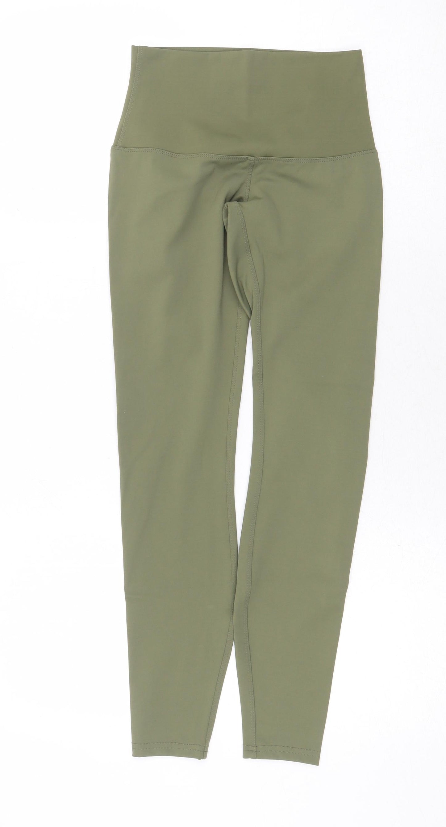 Shakti Shanki Womens Green Polyester Jogger Leggings Size 4